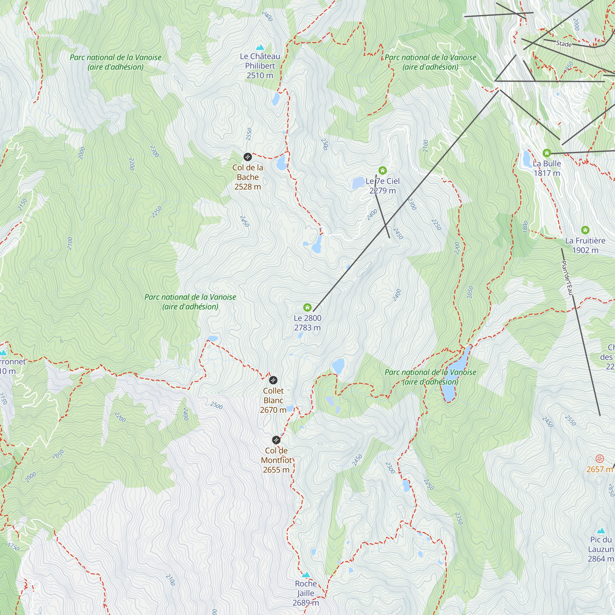 Le 2800 map