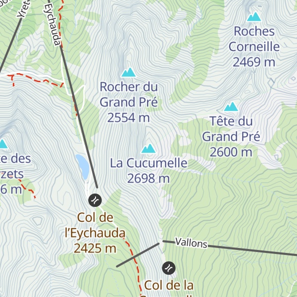 Map of La Cucumelle