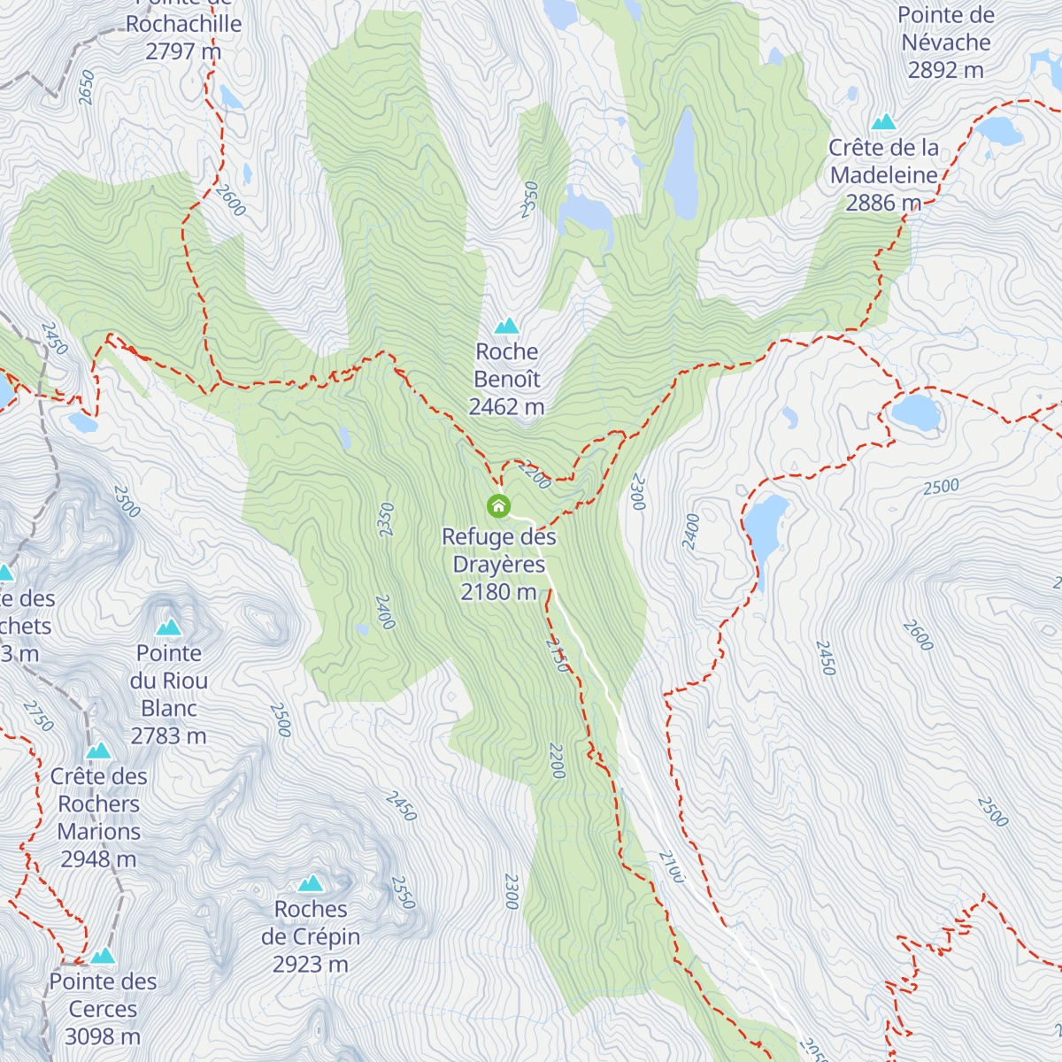 Poste Colonel Brouquisse map