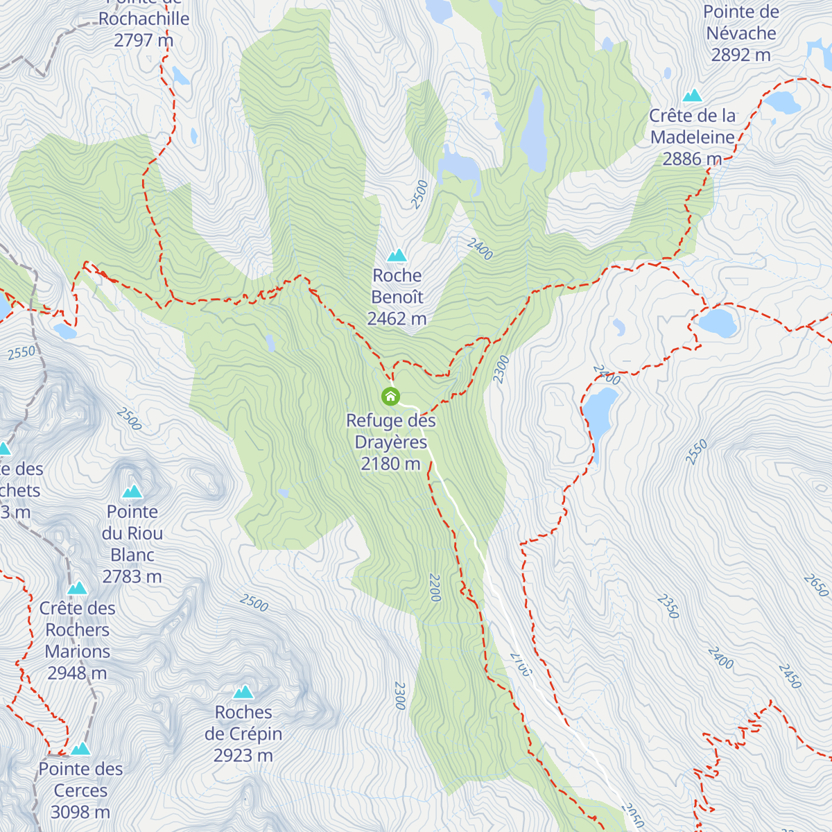 Poste Colonel Brouquisse map
