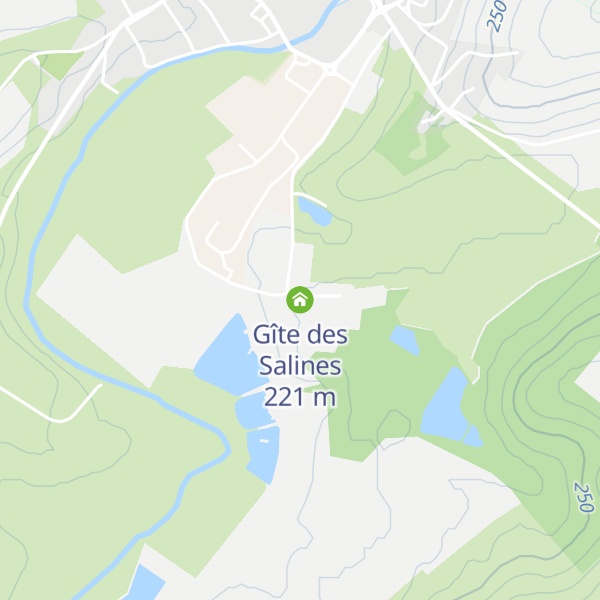 Map of Gîte des Salines