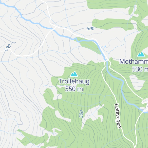 Map of Trollehaug