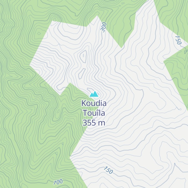 Map of Koudia Touîla