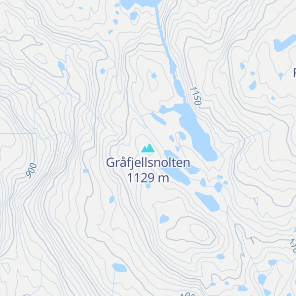 Map of Gråfjellsnolten