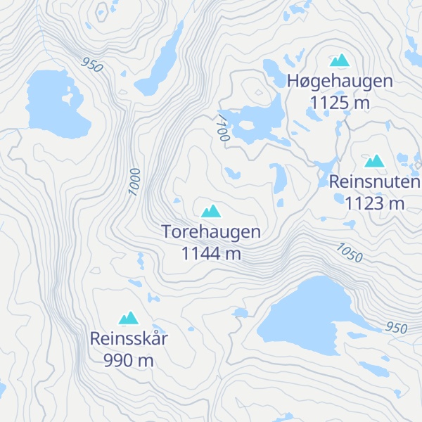 Map of Torehaugen