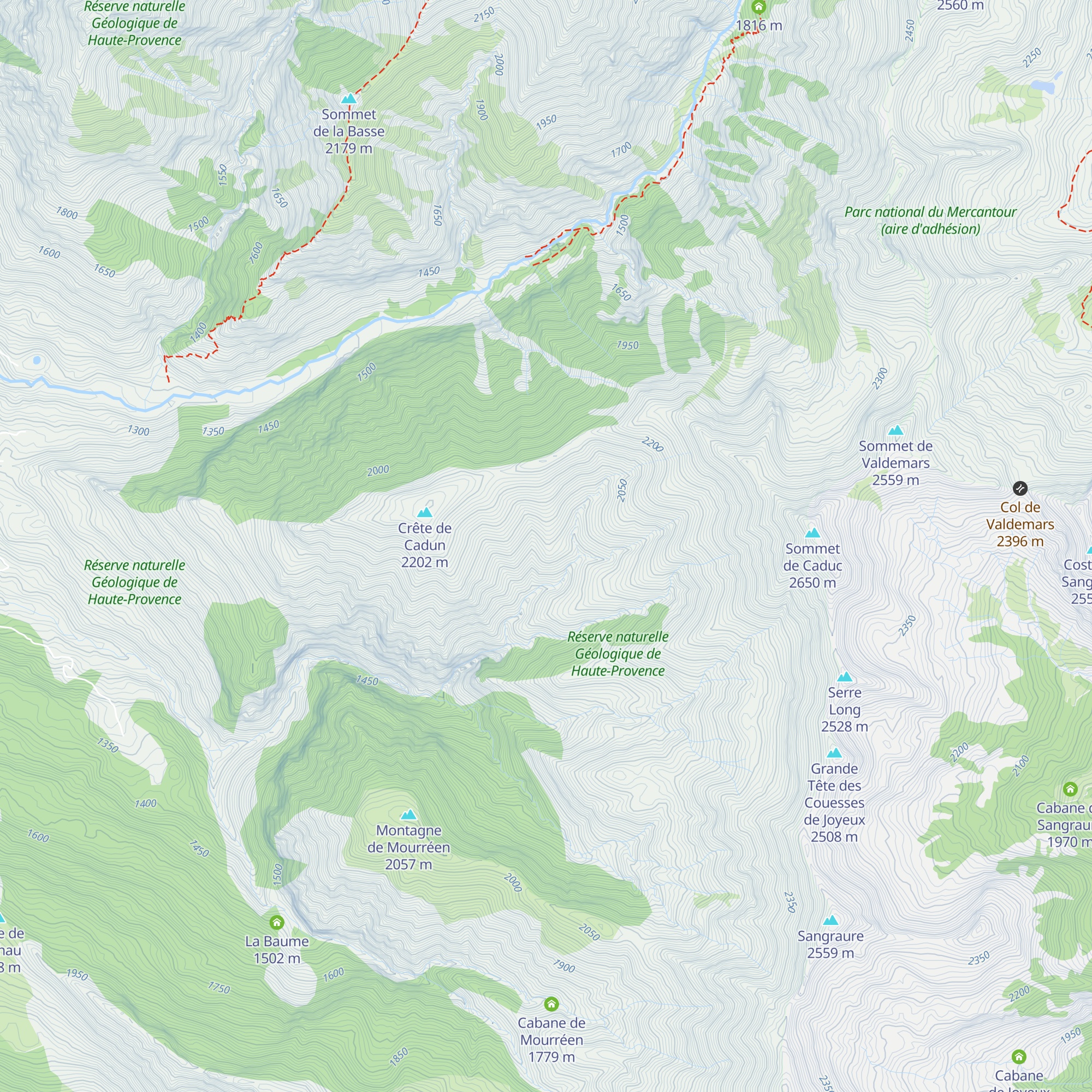 Cabane de Chanabaja map