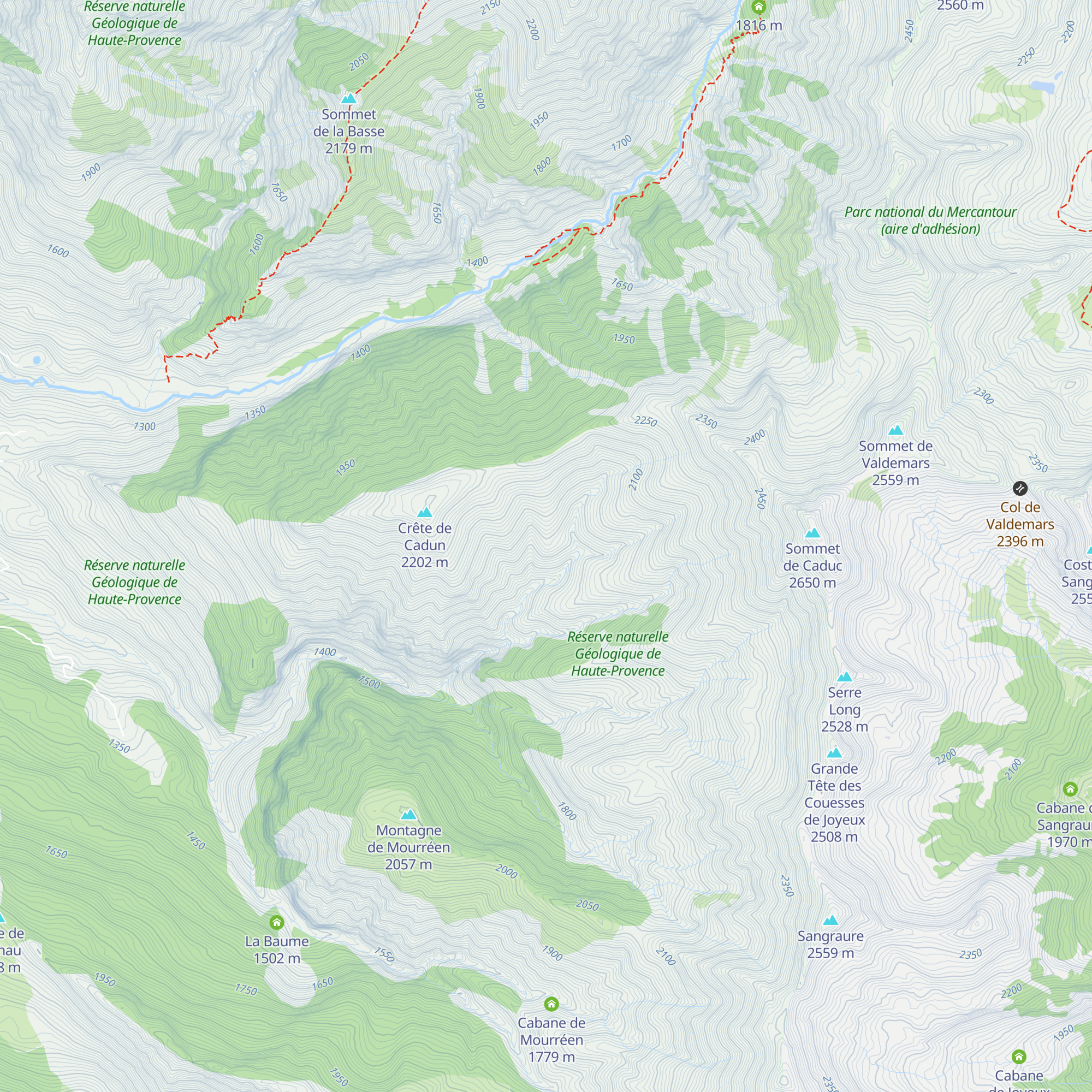 Cabane de Chanabaja map