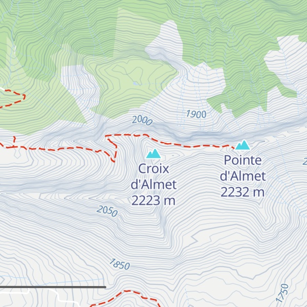 Map of Croix d'Almet