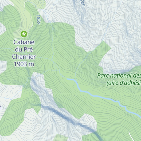 Map of Cabane de Saint-Clément