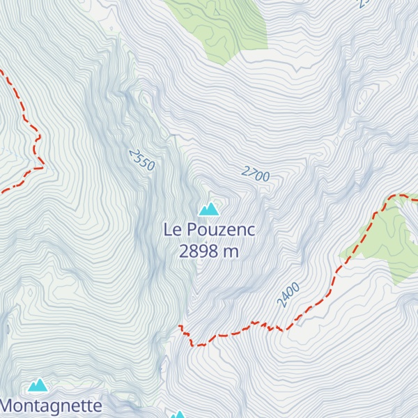 Map of Le Pouzenc
