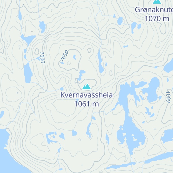 Map of Kvernavassheia