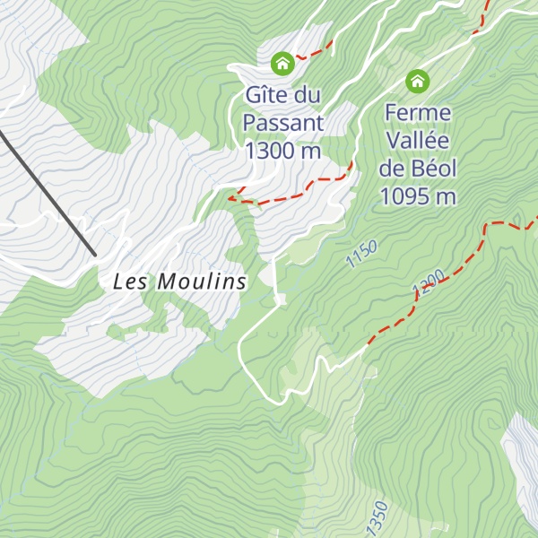 Map of Gite de Séjour - Les Cyclamens