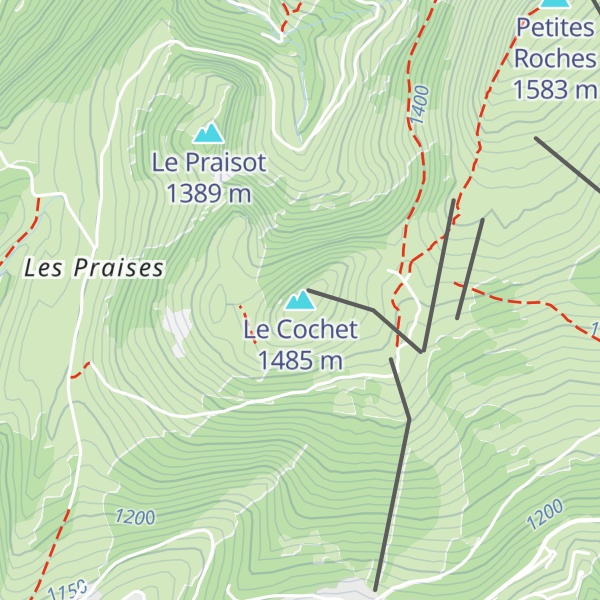Map of Le Cochet