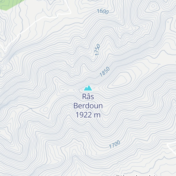 Map of Râs Berdoun