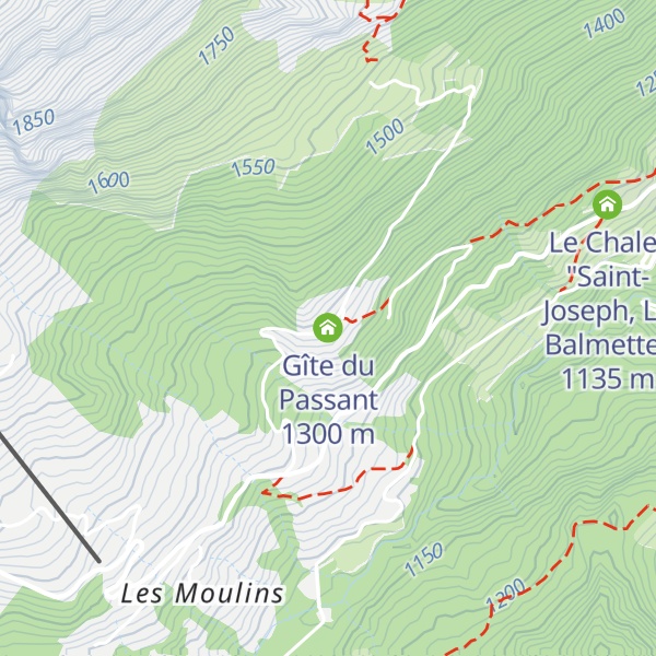 Map of Gîte du Passant