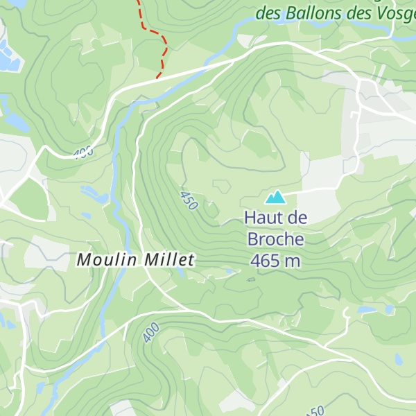 Map of Mont Bernard