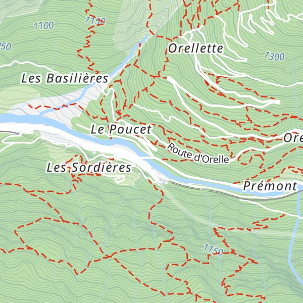 Map of Hôtel de la Denise