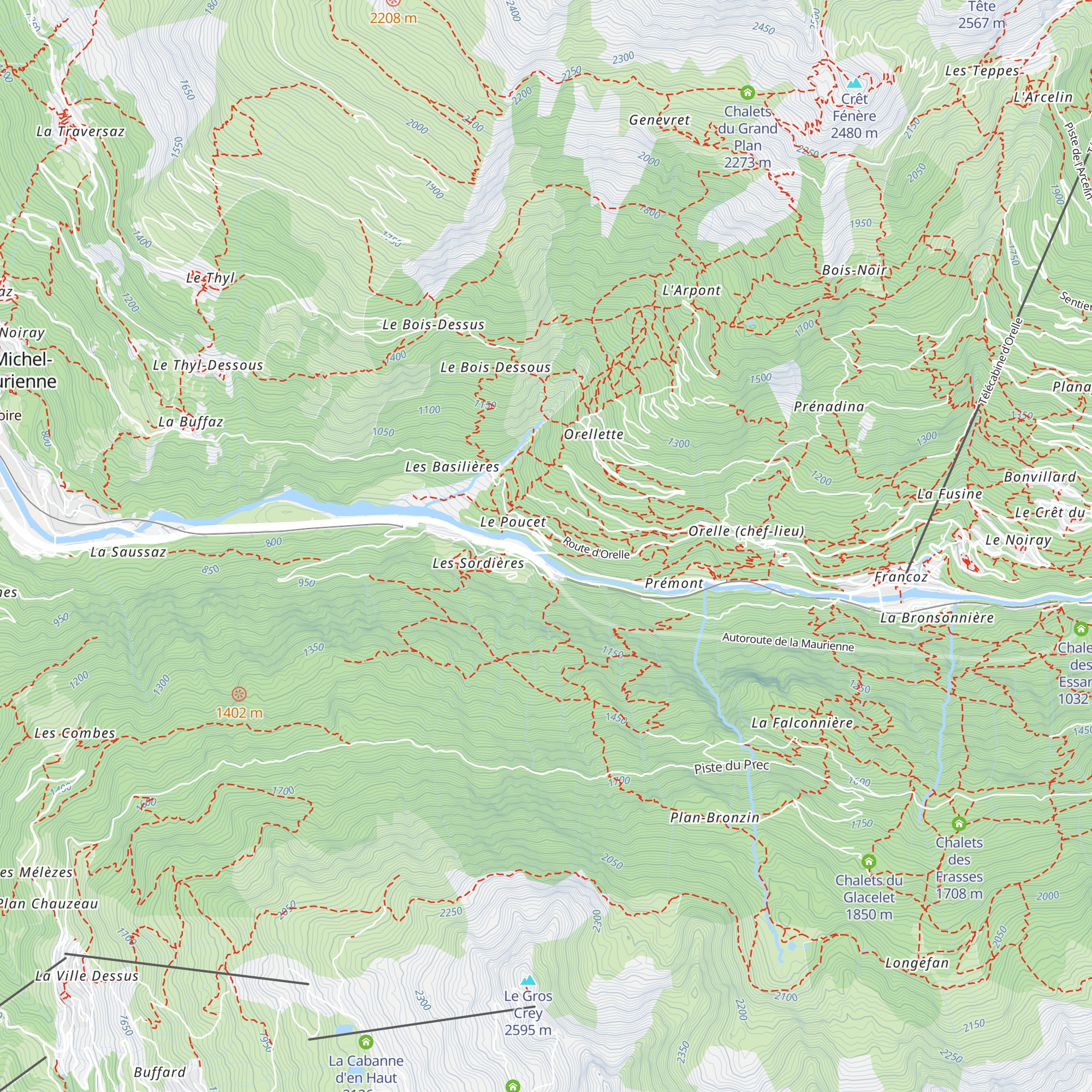 Hôtel de la Denise map