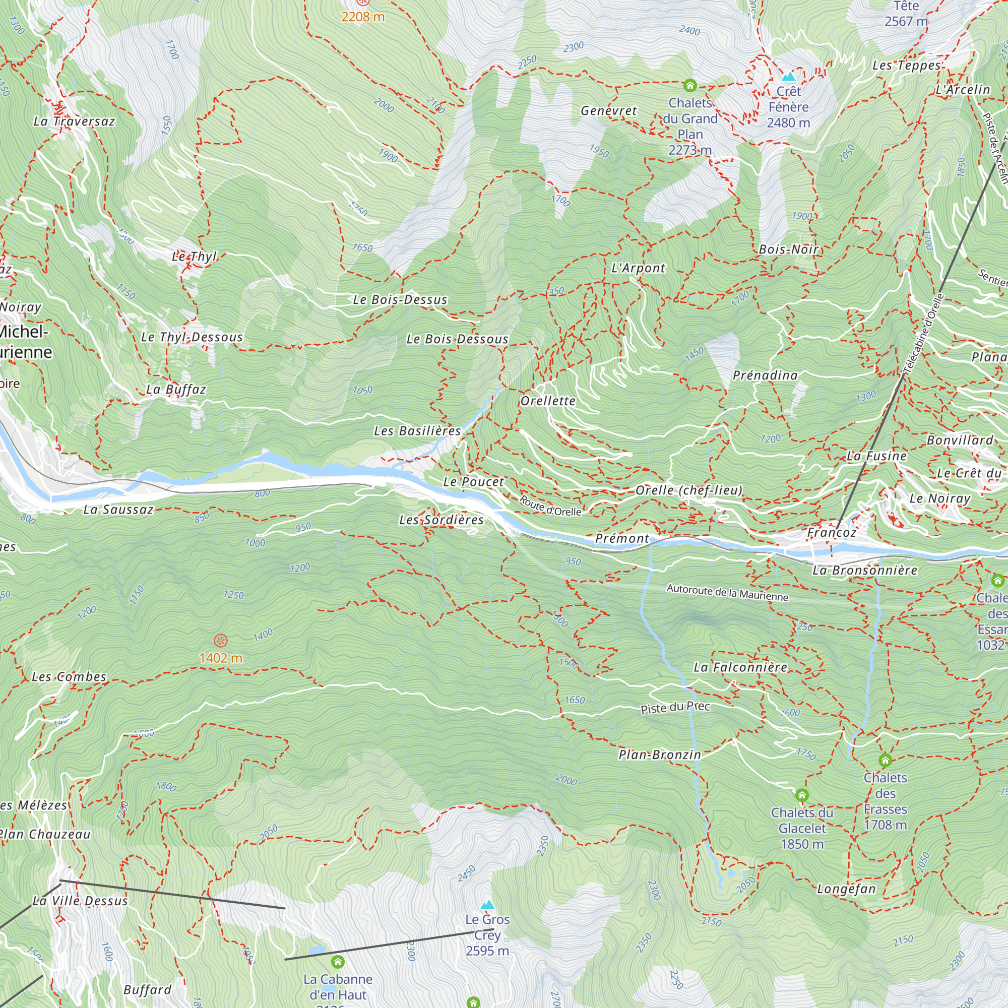 Hôtel de la Denise map