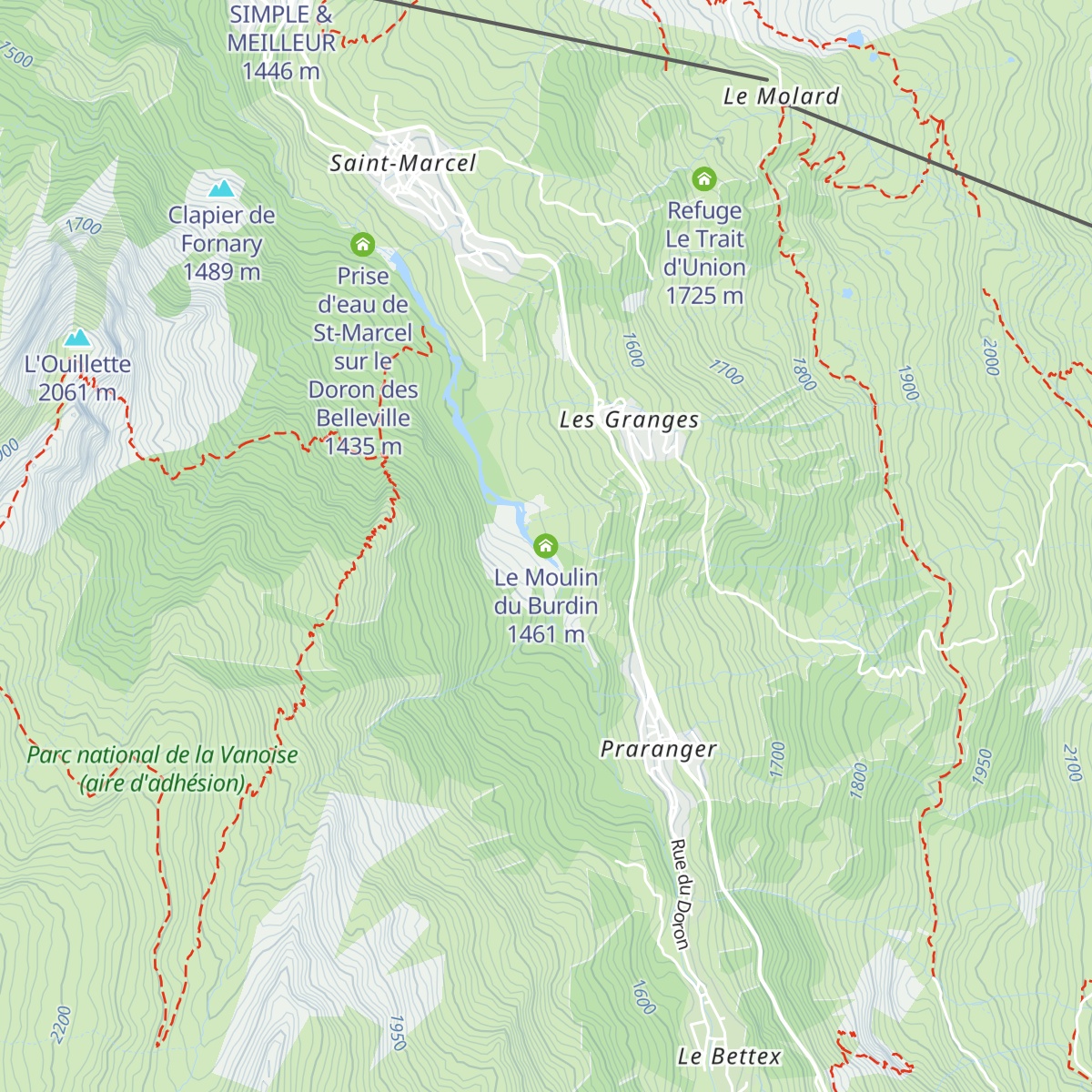 Le Moulin du Burdin map