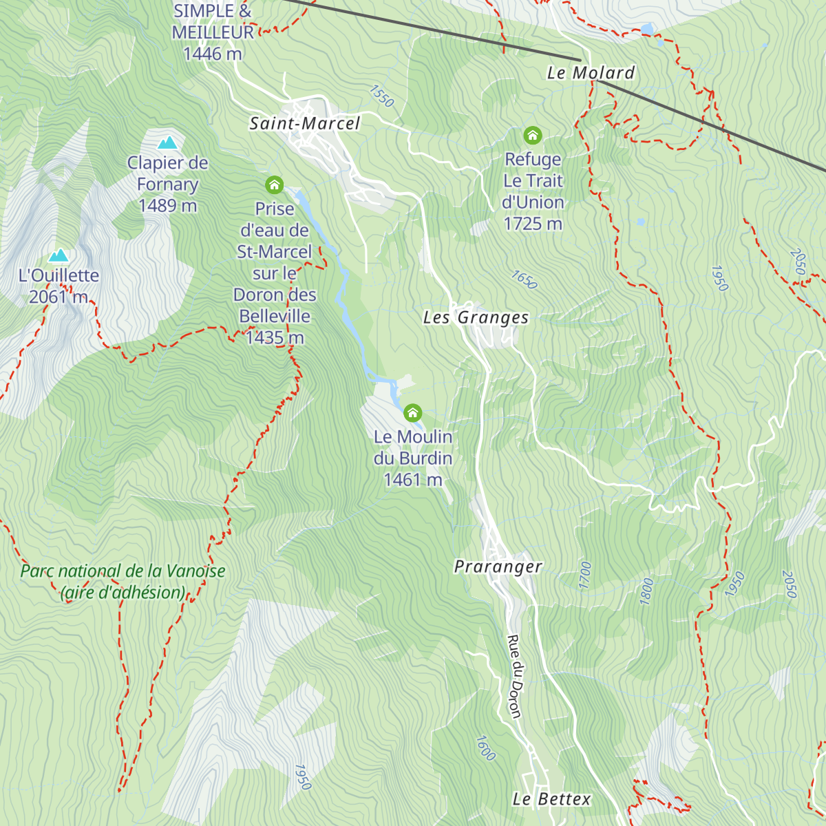 Le Moulin du Burdin map