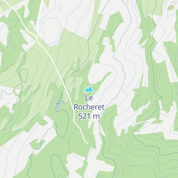 Map of Le Rocheret