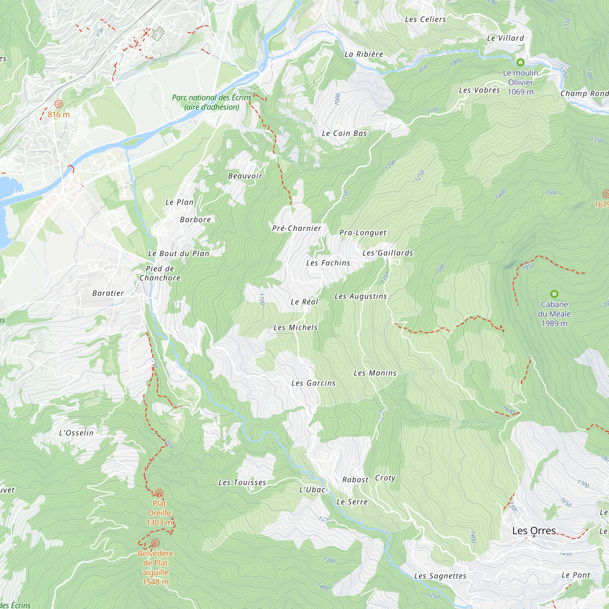 Villa "Les Chemins Croisées" map