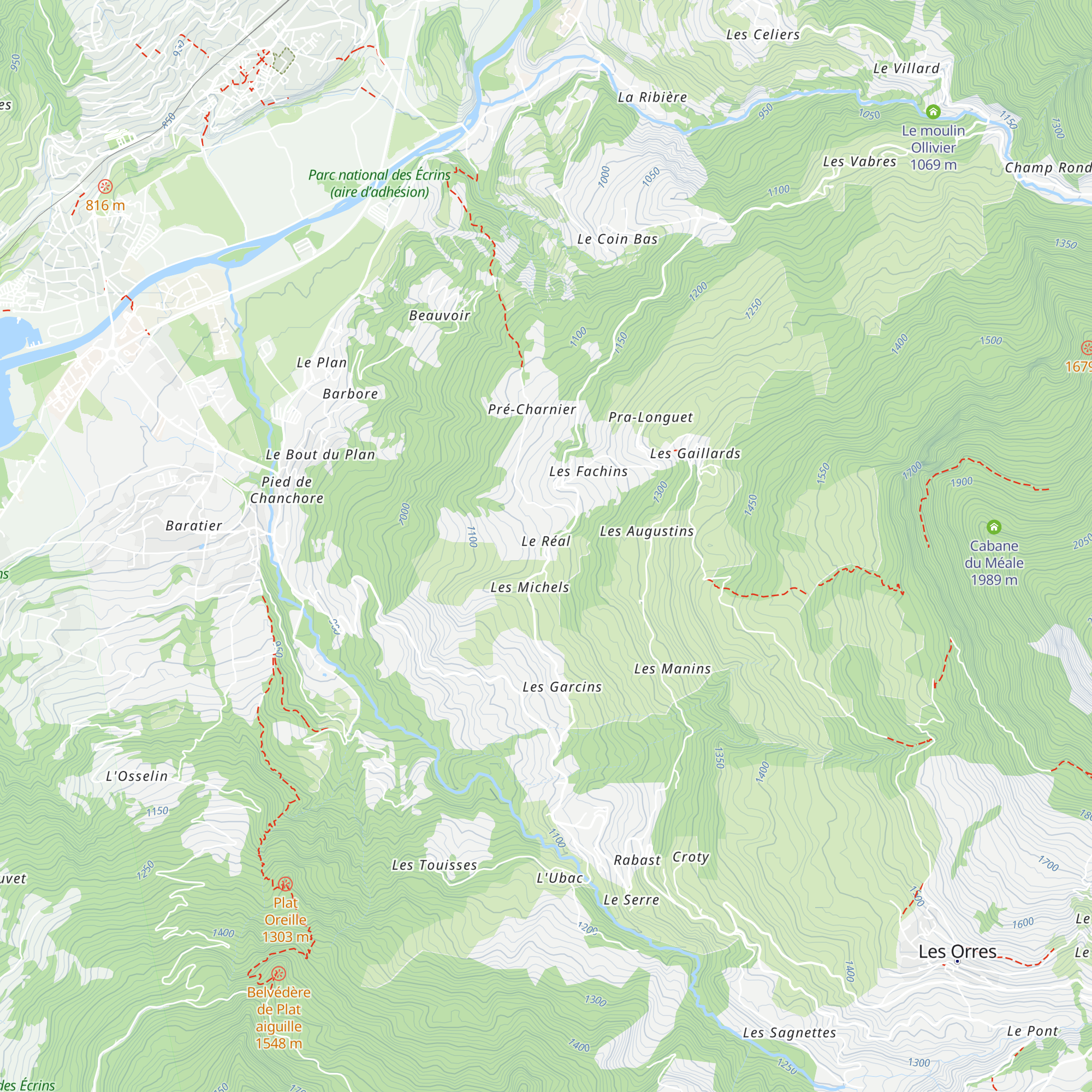 Villa "Les Chemins Croisées" map