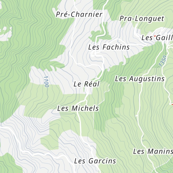 Map of Villa "Les Chemins Croisées"