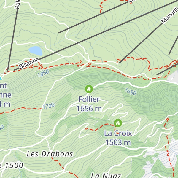 Map of Follier