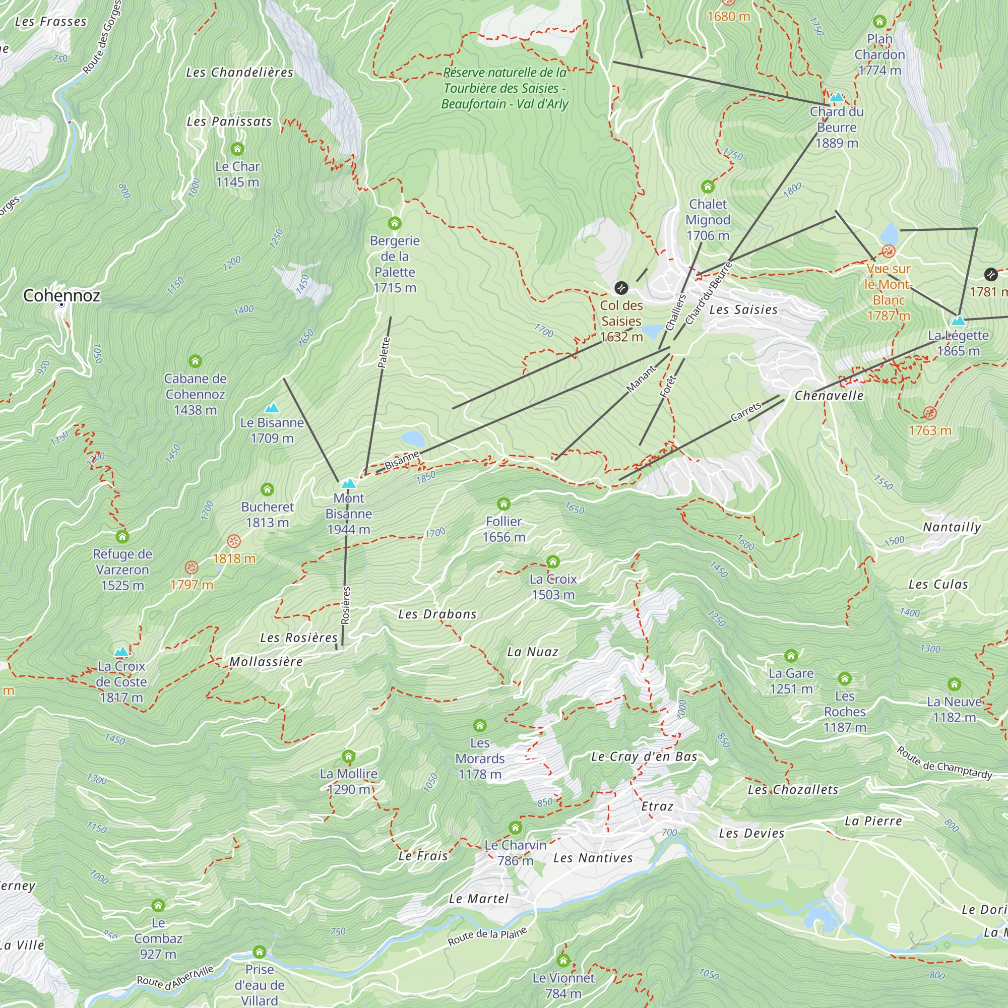 Follier map