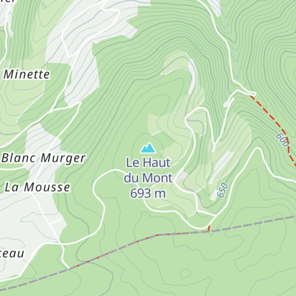 Map of Le Haut du Mont