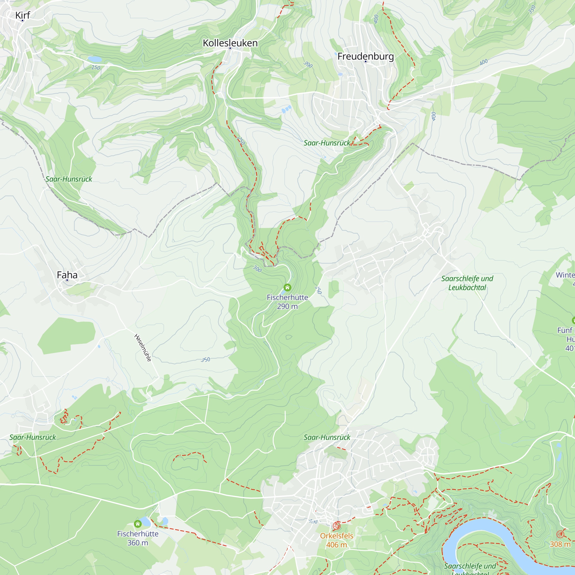 Fischerhütte map