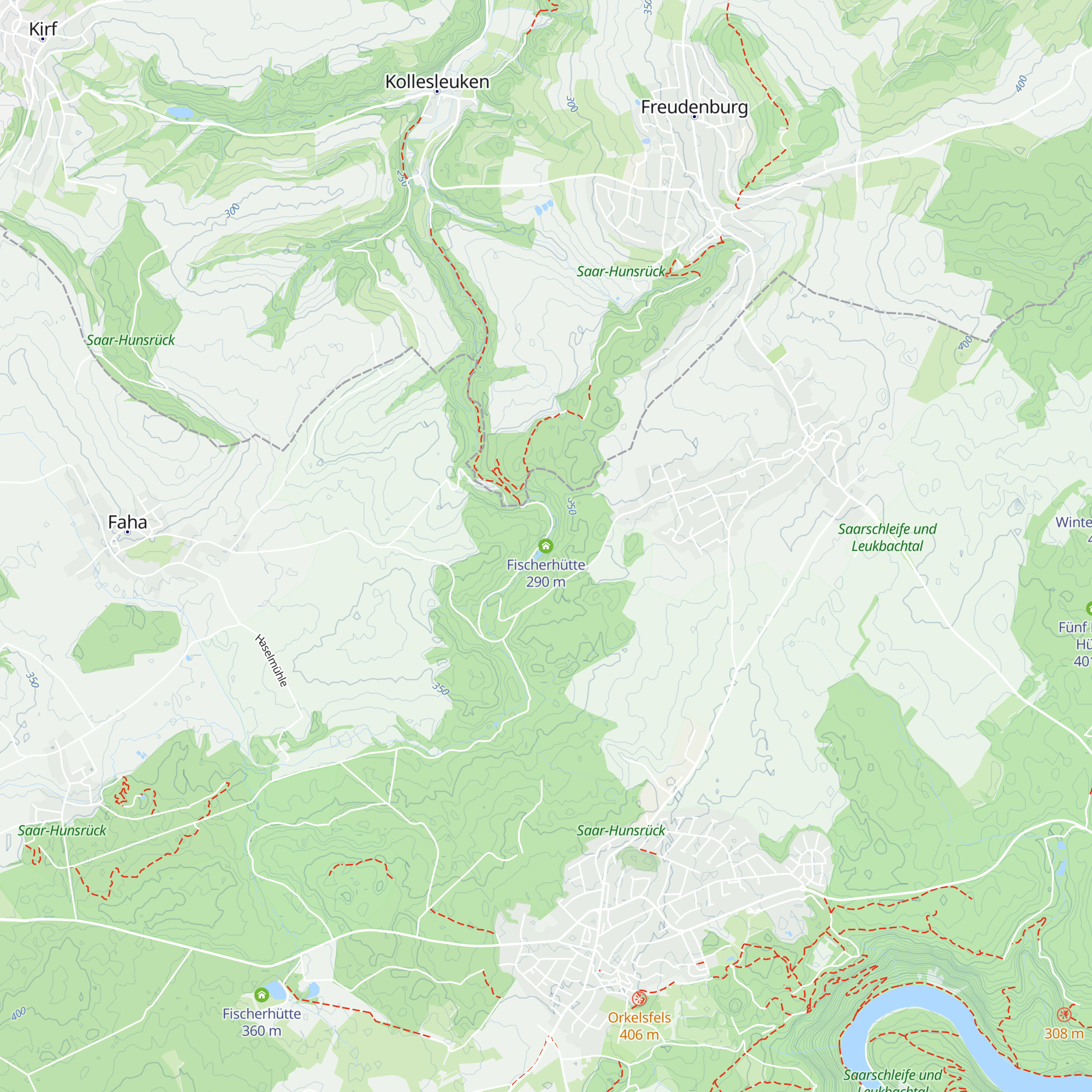 Fischerhütte map