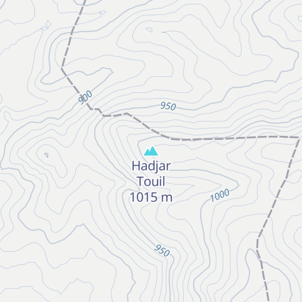 Map of Hadjar Touil