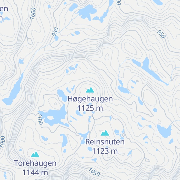 Map of Høgehaugen