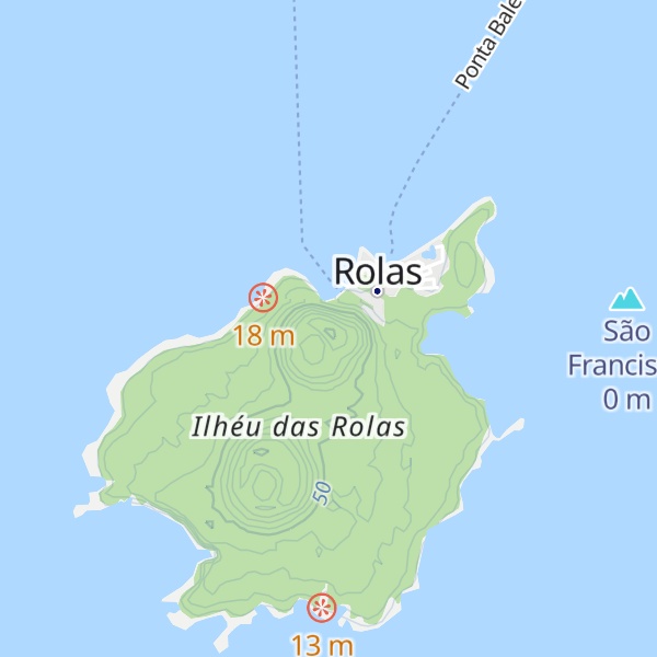 Map of Morro de São Francisco