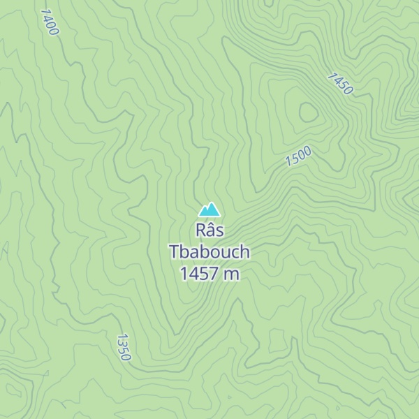 Map of Râs Tbabouch