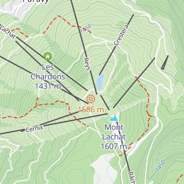 Map of La Belle Métairie