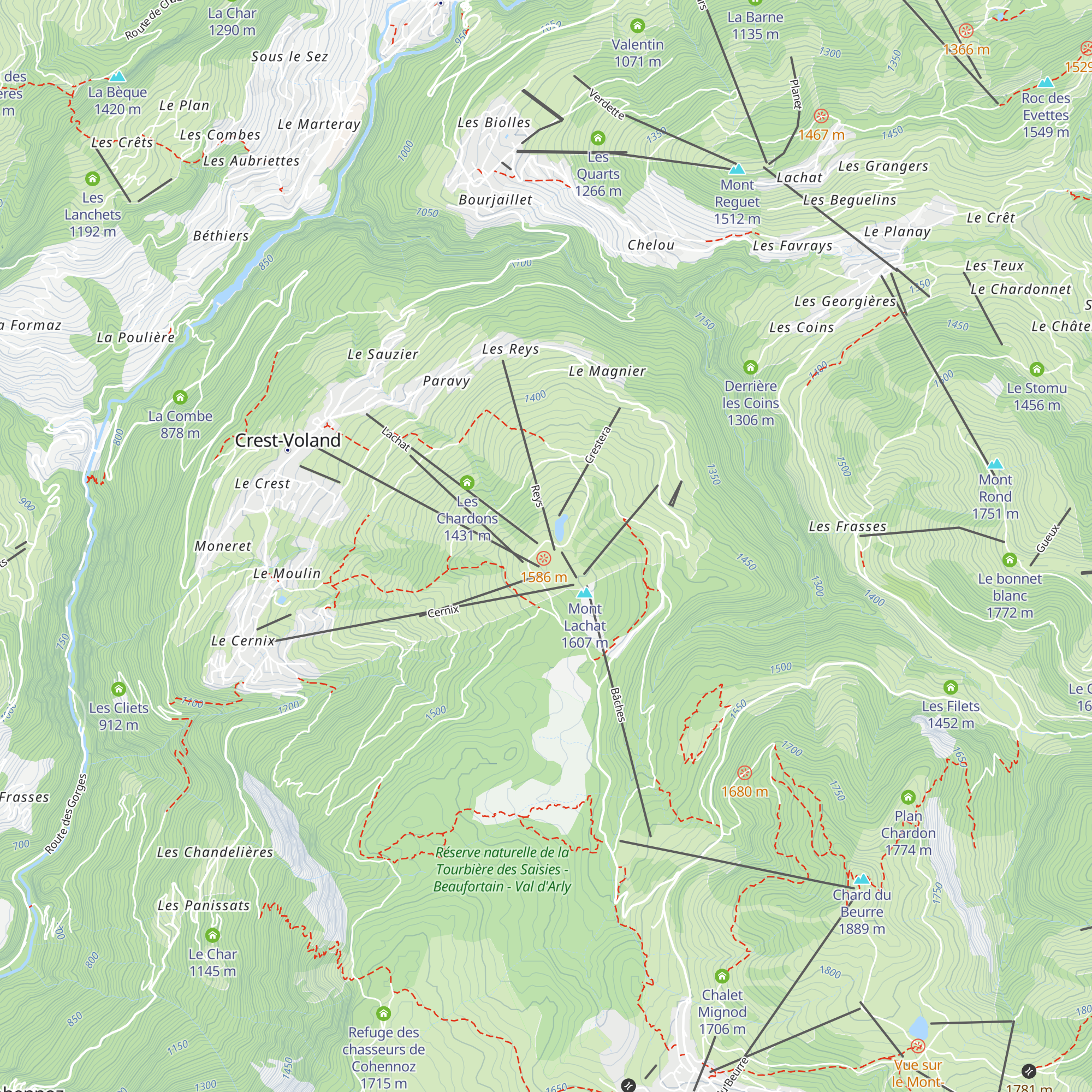 La Belle Métairie map