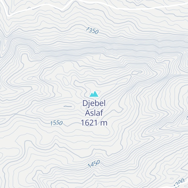 Map of Djebel Aslaf
