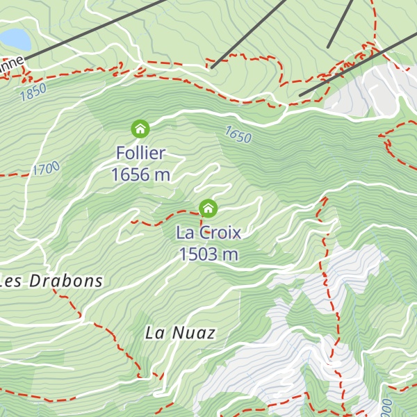 Map of La Croix