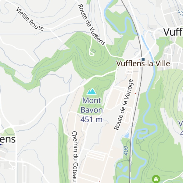 Map of Mont Bavon