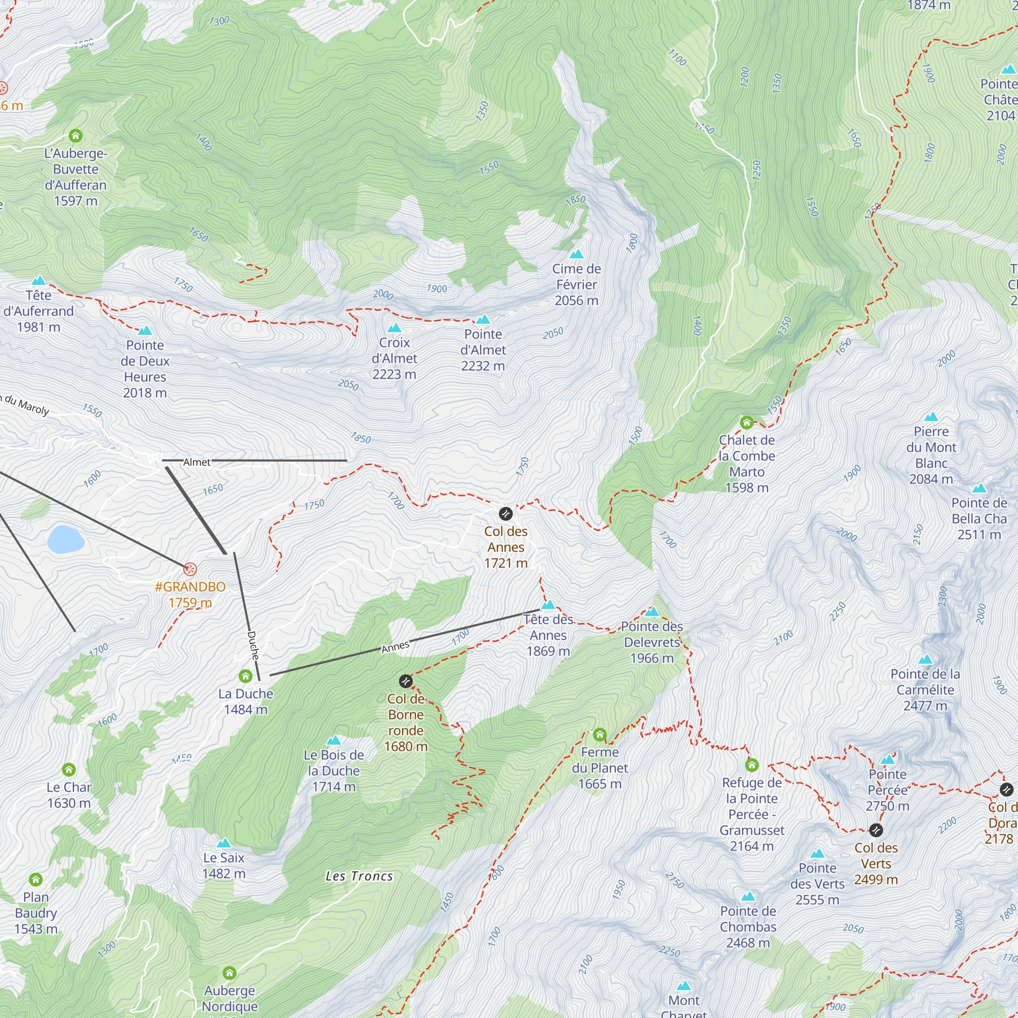 La Clé des Annes map