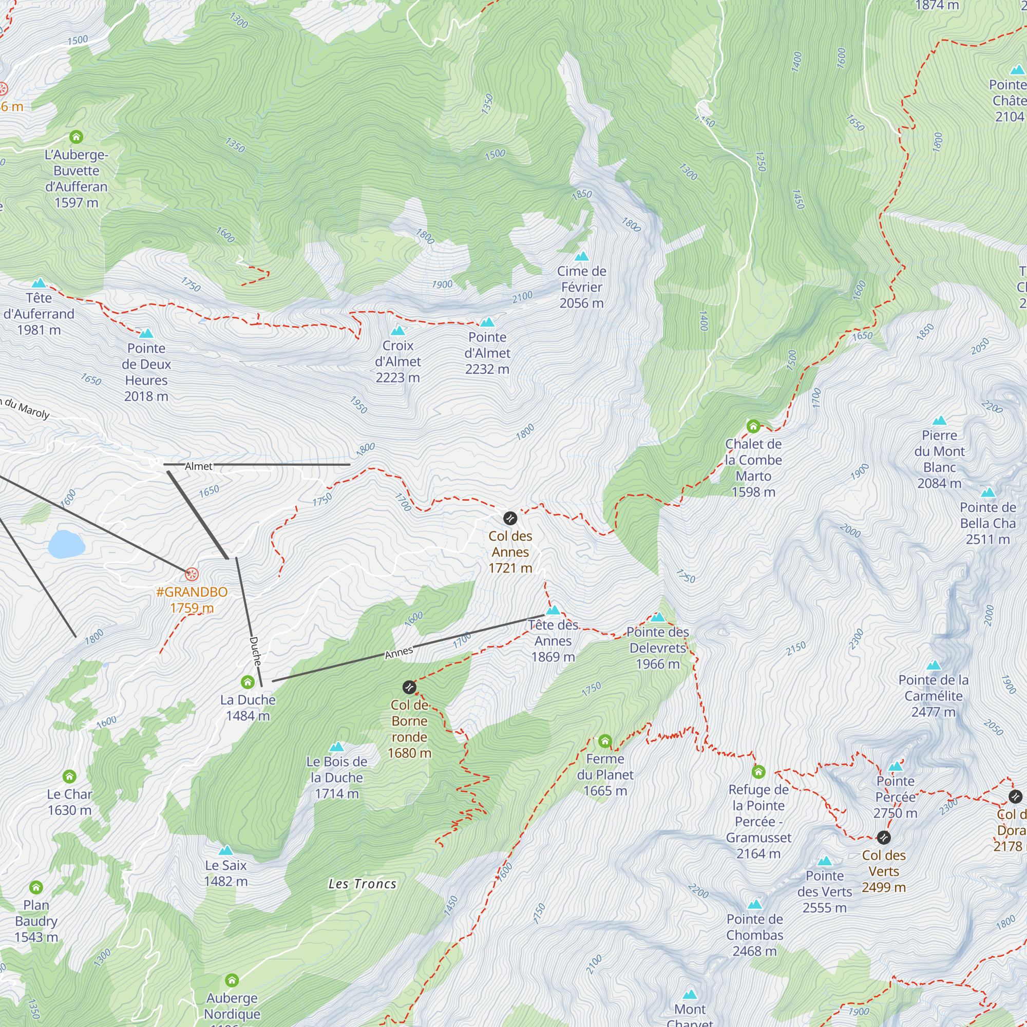 La Clé des Annes map