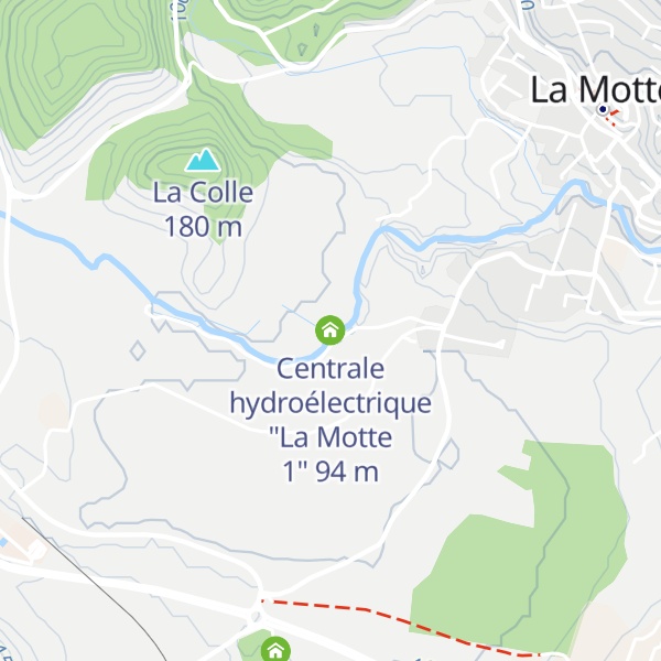 Map of Centrale hydroélectrique "La Motte 1"