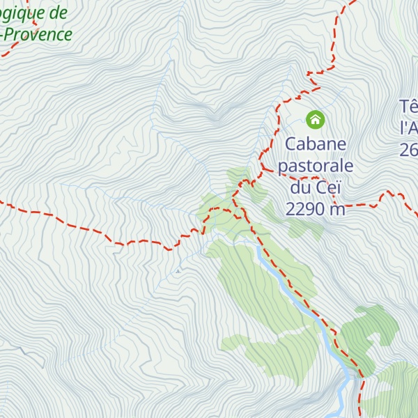 Map of Refuge de l'Estrop