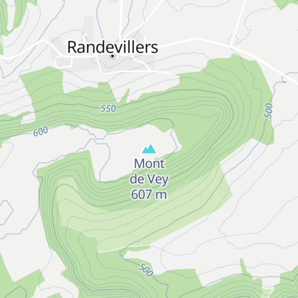 Map of Mont de Vey