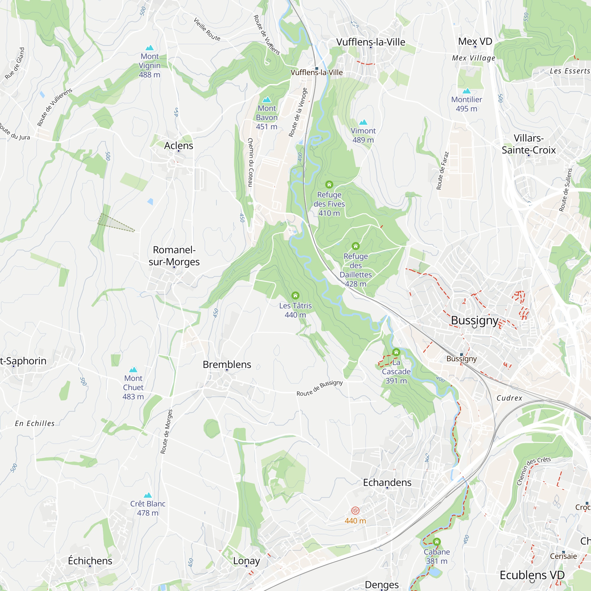 Les Tâtris map