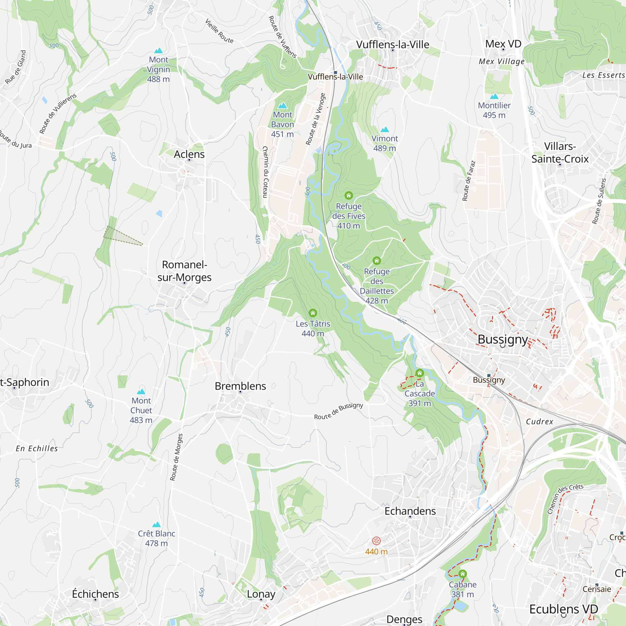 Les Tâtris map